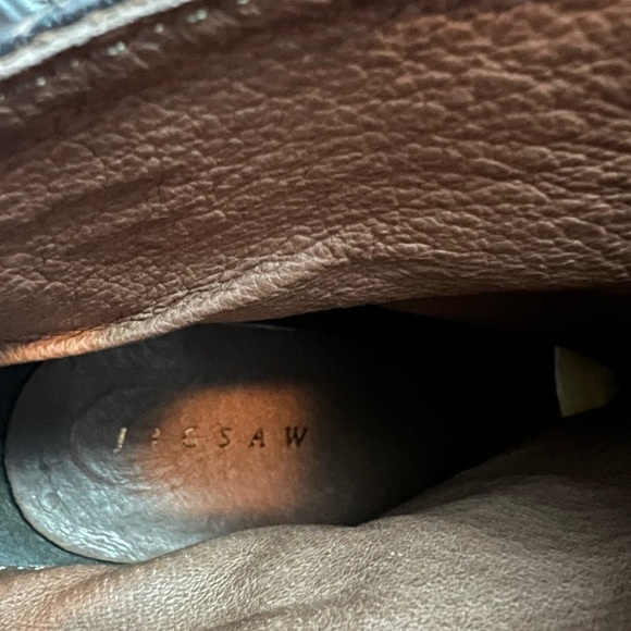 Fabulous Jigsaw Brown leather Heeled Boots with Studded Detail size 37 - Picture 10 of 10